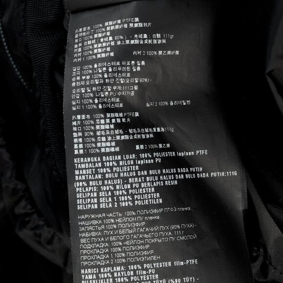 Prada Gore-Tex Black & Grey Down-Filled Winter Jacket - Picture 15 of 16